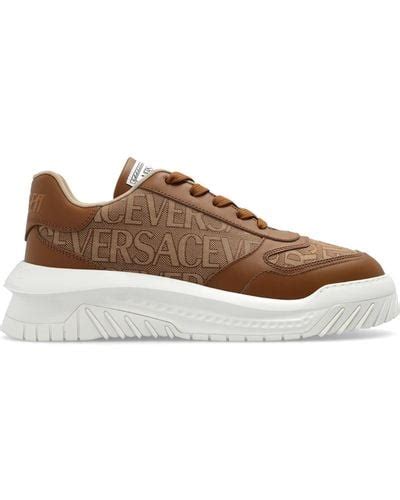 women's brown Versace shoes